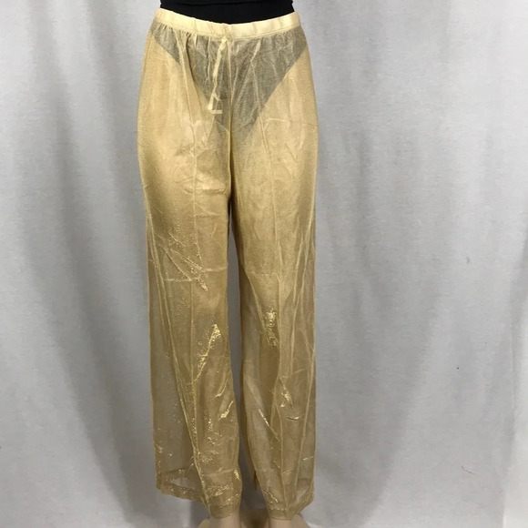 Zuliana Bundle of 3 Metallic Mesh Pants Size XL. Made in USA New With Tags - Picture 5 of 8